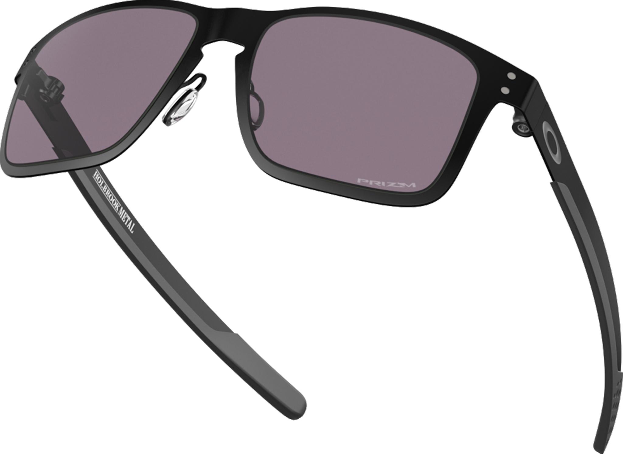 Product gallery image number 3 for product Holbrook Metal Sunglasses - Matte Black - Prizm Grey Lens