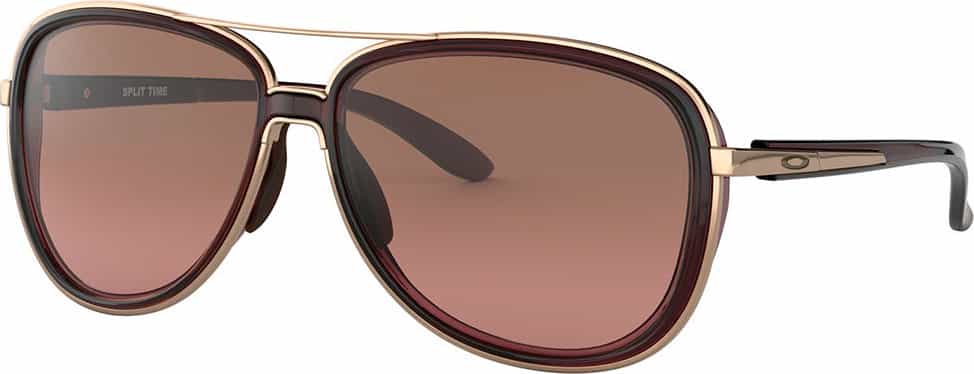 Product image for Split Time Sunglasses - Crystal Raspberry and Rose Gold - G40 Black Gradient Lens