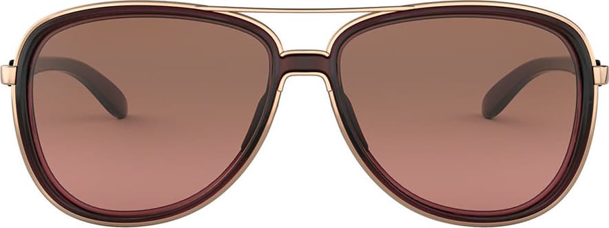 Product gallery image number 3 for product Split Time Sunglasses - Crystal Raspberry and Rose Gold - G40 Black Gradient Lens