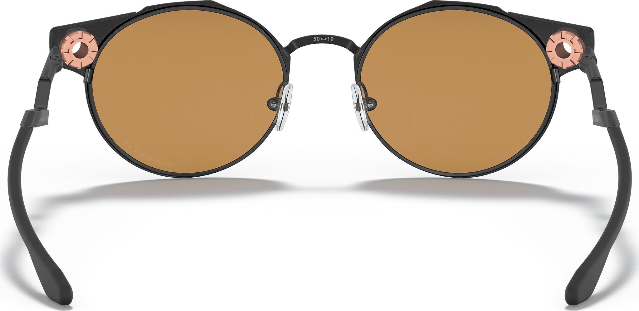 Product gallery image number 5 for product Deadbolt Sunglasses - Satin Black - Prizm Rose Gold Iridium Polarized Lens