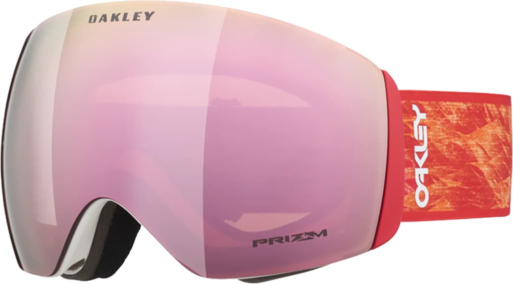 Product gallery image number 1 for product Flight Deck L Goggles - Red Blaze - Prizm Rose Gold Lens