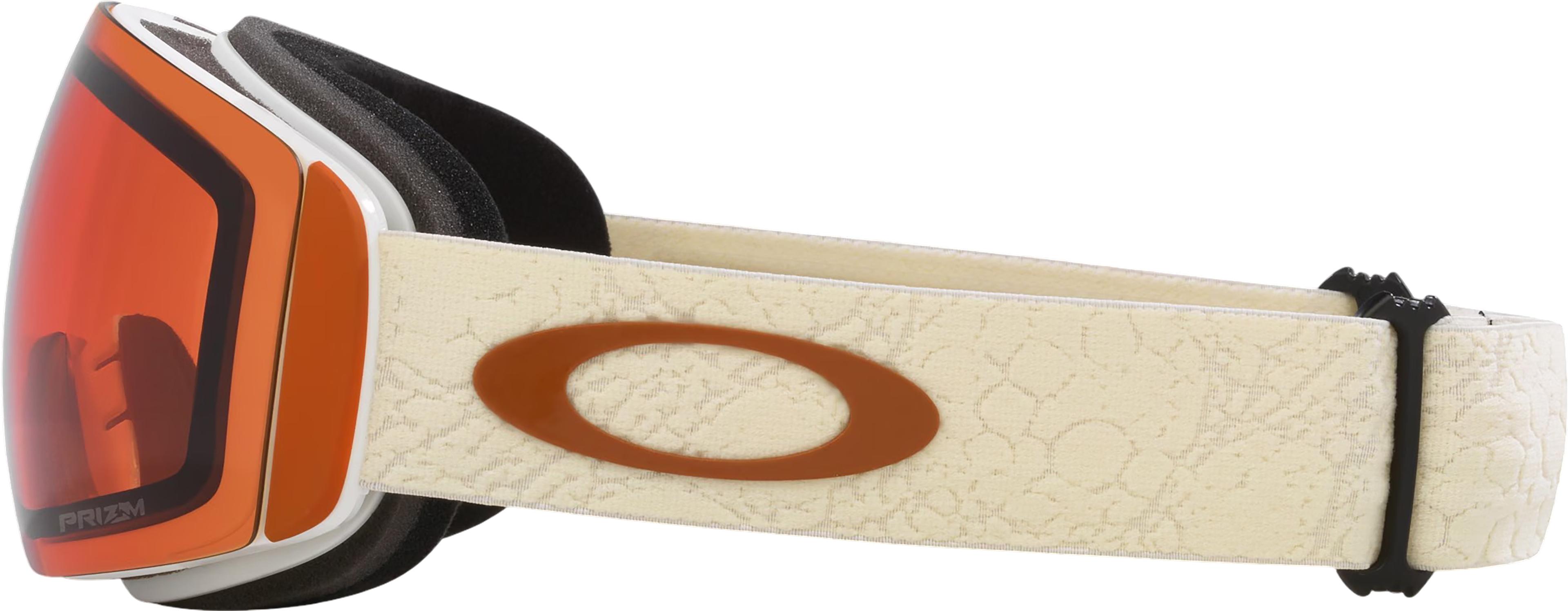 Product gallery image number 4 for product Flight Deck M Goggles - Arctic White Cell - Prizm Snow Persimmon Lens