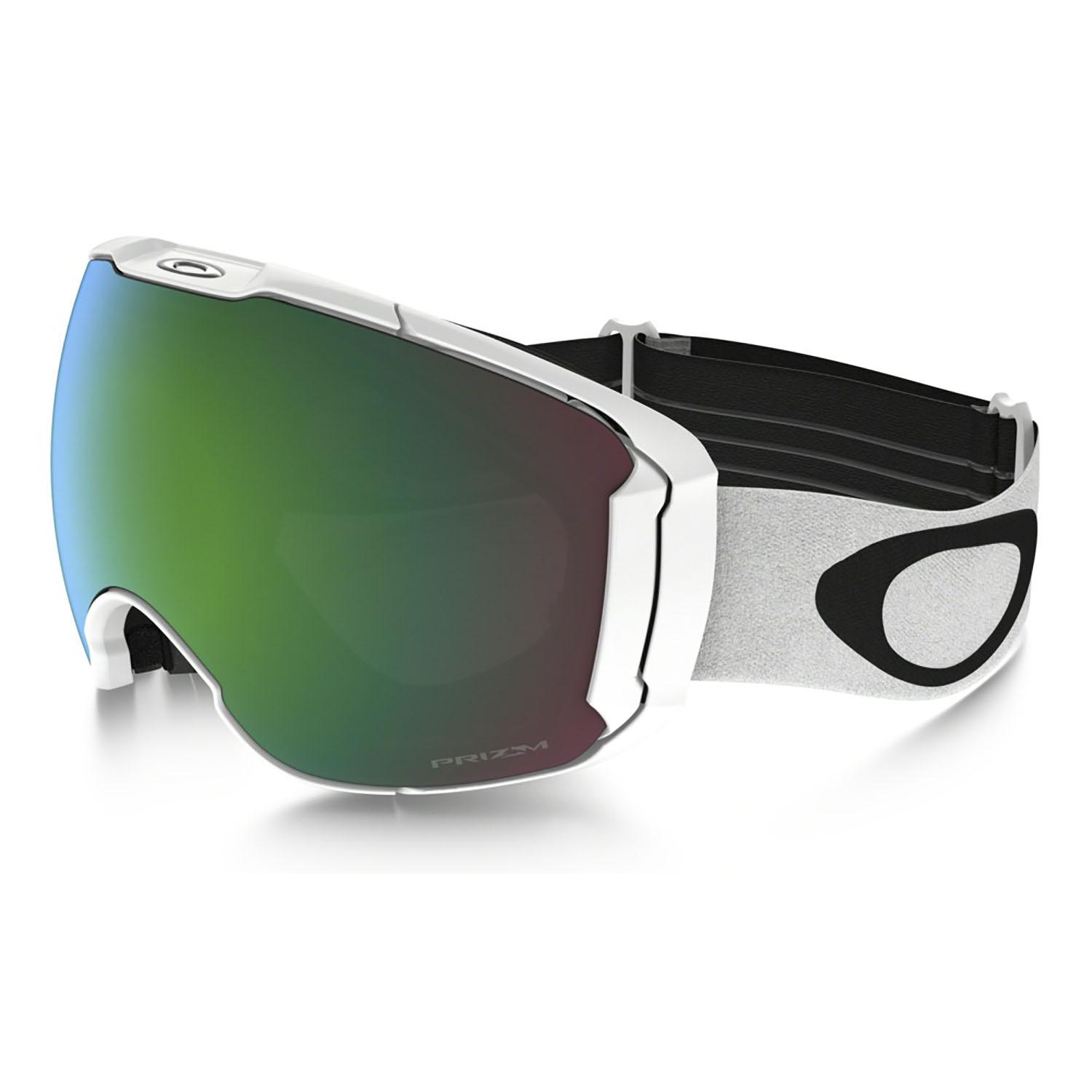 Product gallery image number 1 for product Airbrake XL Goggles - Polished White - Prizm Jade Iridium and Prizm Sapphire Iridium Lens