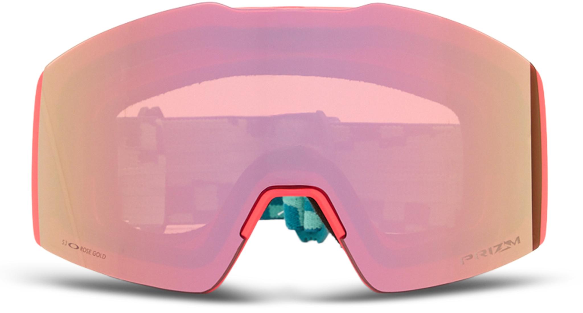 Product image for Lunettes de ski Fall Line M - Pacific Chex - Verres Prizm Rose Gold Iridium 