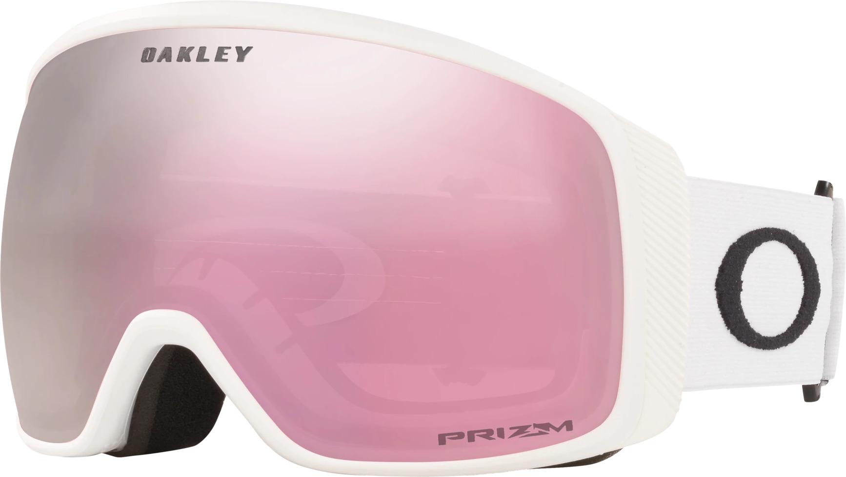 Product gallery image number 1 for product Flight Tracker L Goggles - Matte White - Prizm Snow Hi Pink Lens