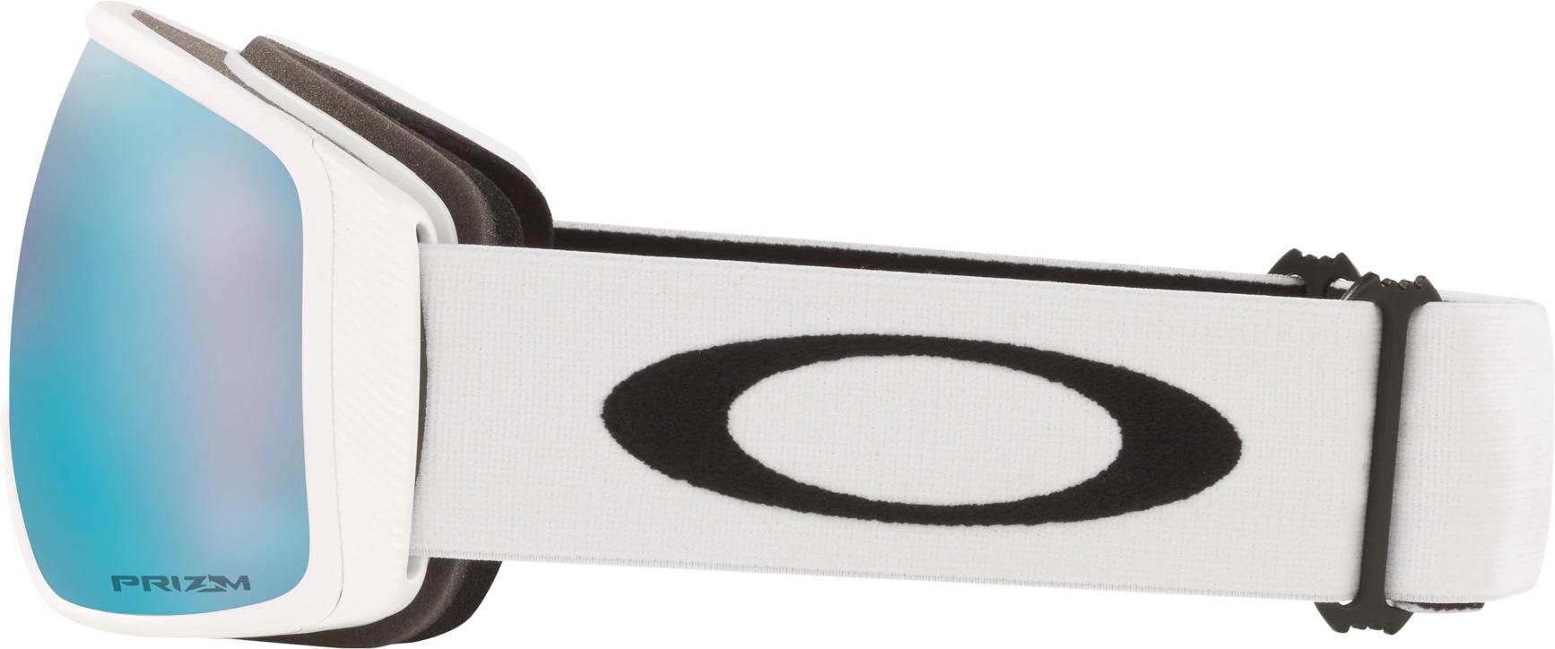 Product gallery image number 3 for product Flight Tracker L Goggles - Matte White - Prizm Snow Sapphire Iridium Lens