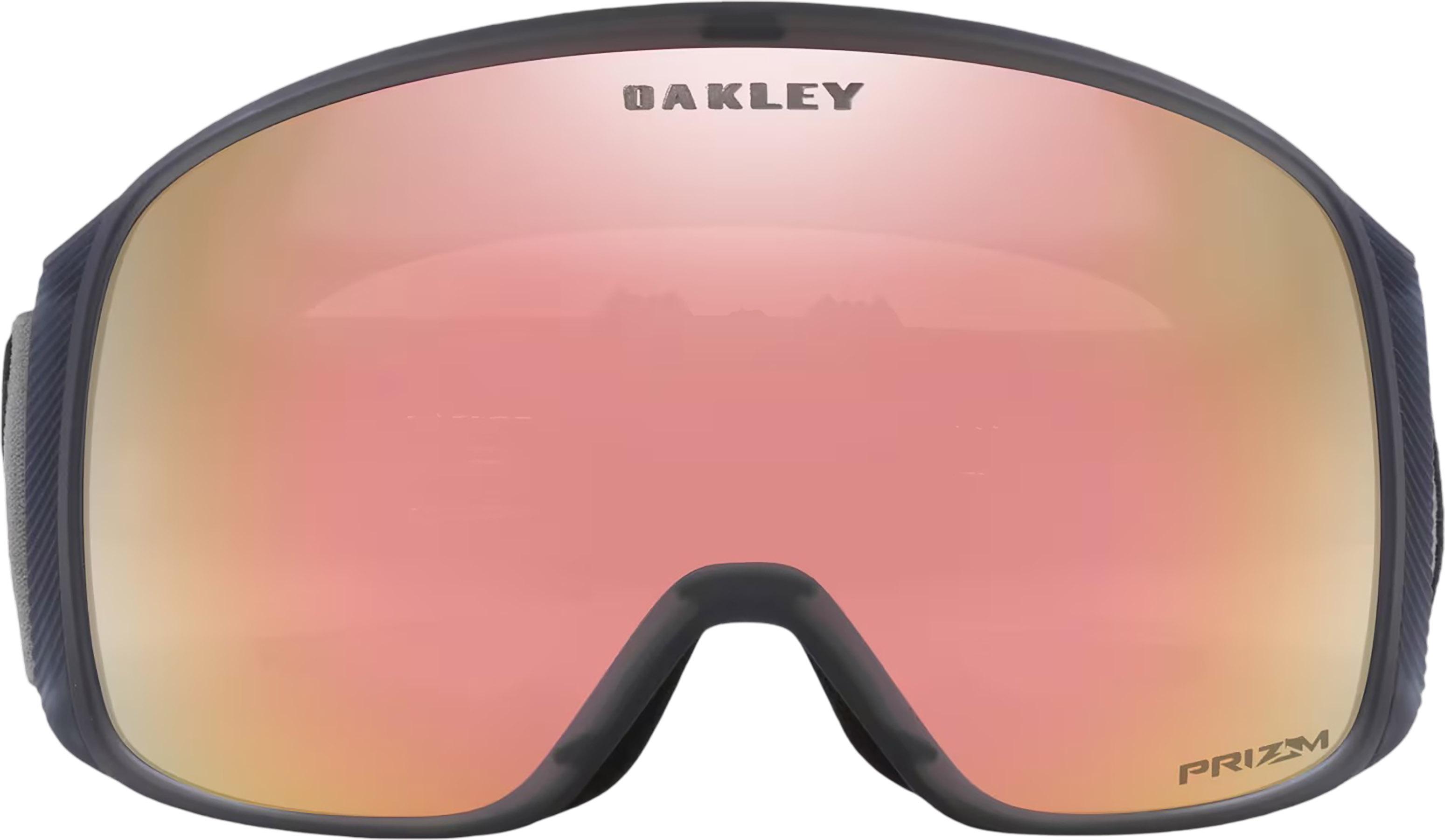 Product gallery image number 3 for product Flight Tracker L Goggles - Matte Forged Iron - Prizm Rose Gold Iridium Lens