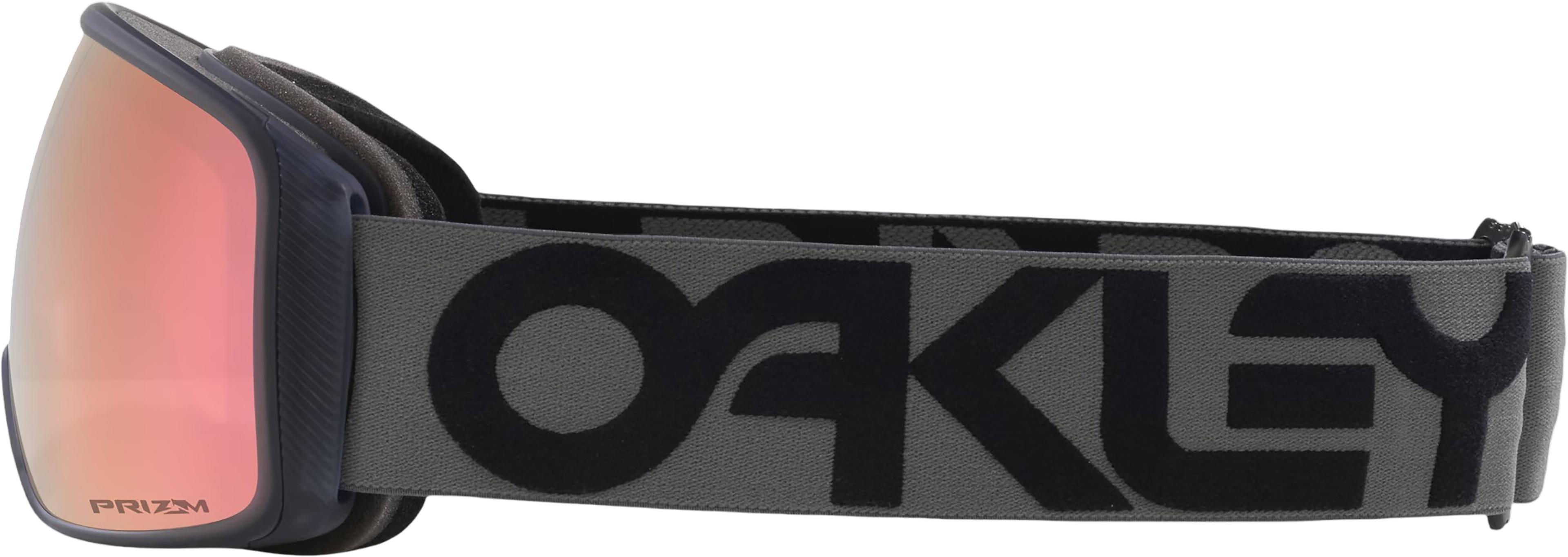 Product gallery image number 4 for product Flight Tracker L Goggles - Matte Forged Iron - Prizm Rose Gold Iridium Lens