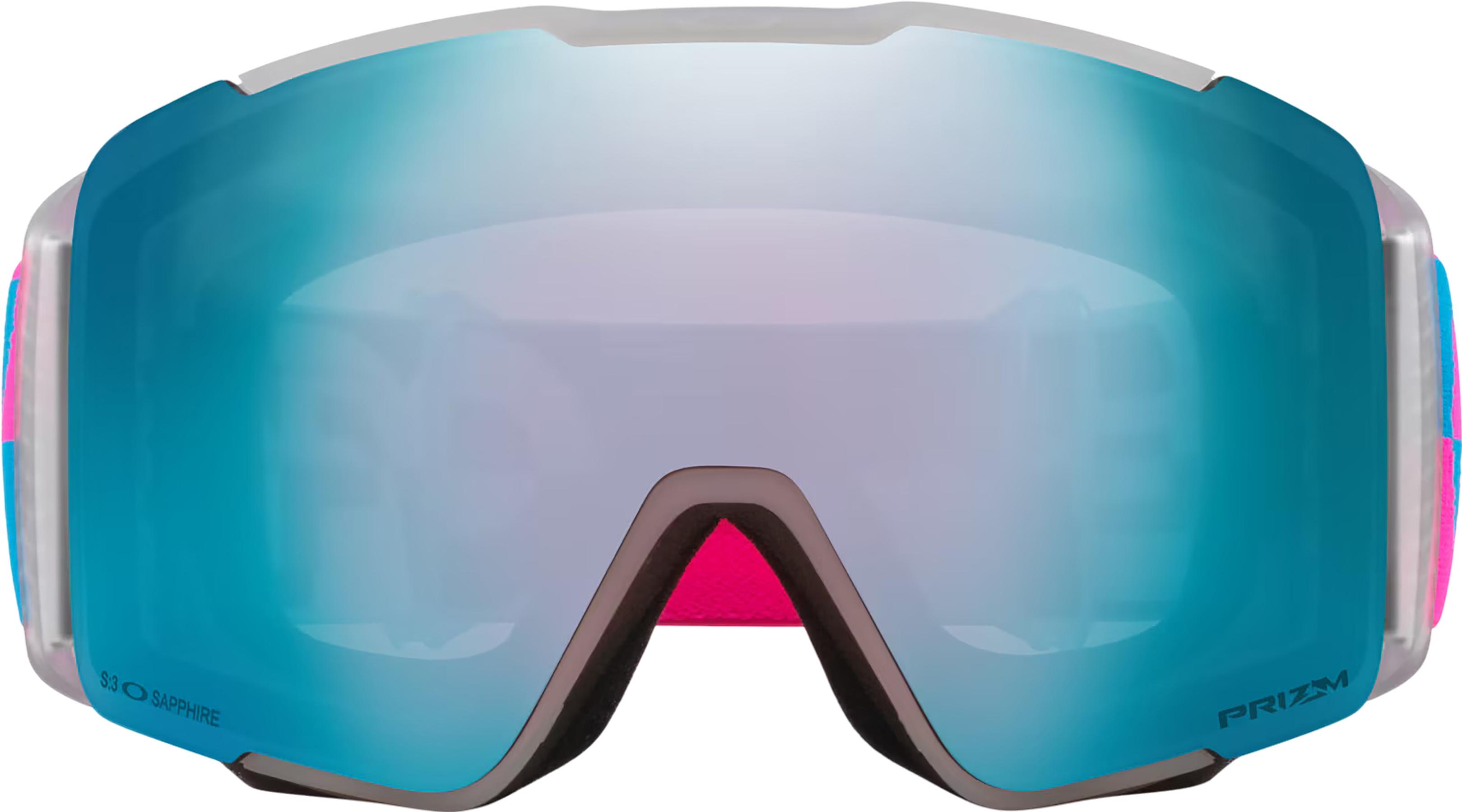 Product gallery image number 3 for product Line Miner Pro L Goggles - Blue Pink Duality - Prizm Snow Sapphire Iridium Lens