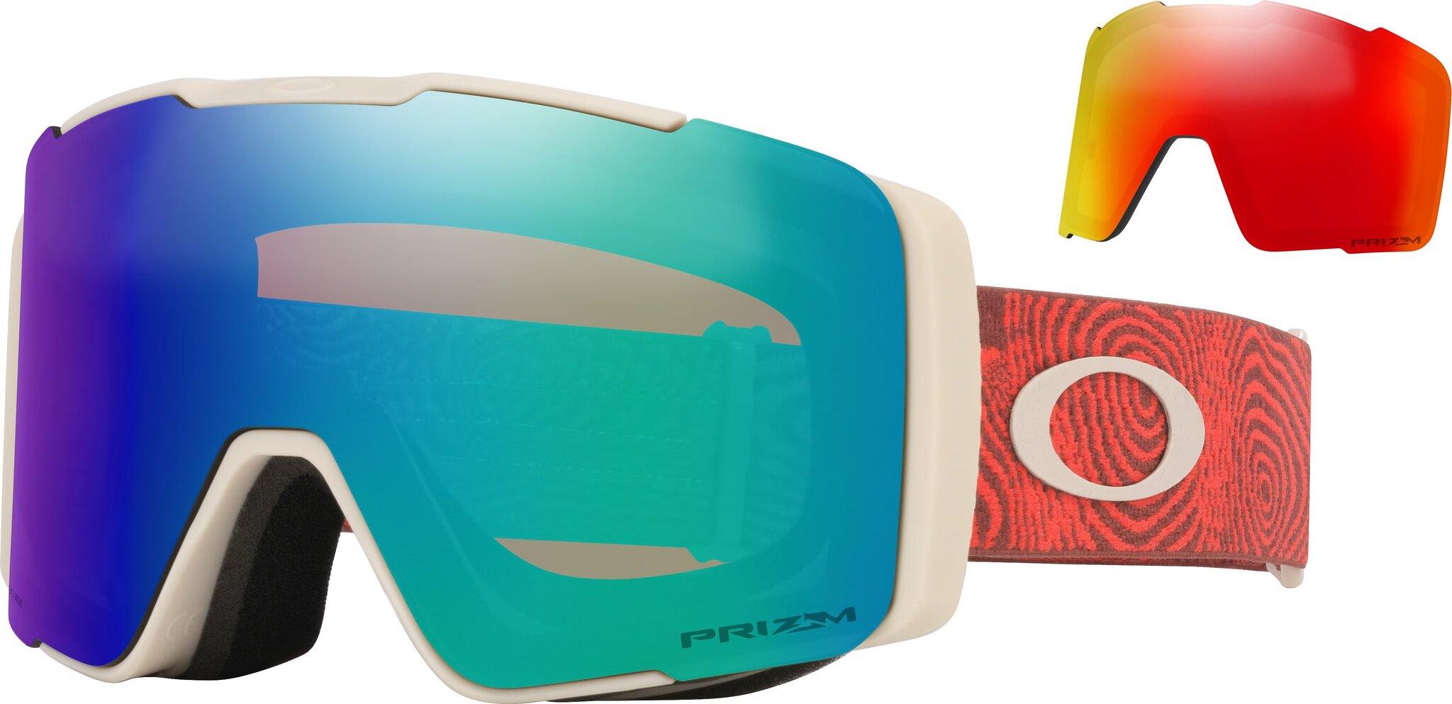 Product gallery image number 6 for product Line Miner Pro M Goggles - Hibiscus Trails - Prizm Snow Argon Iridium Lens