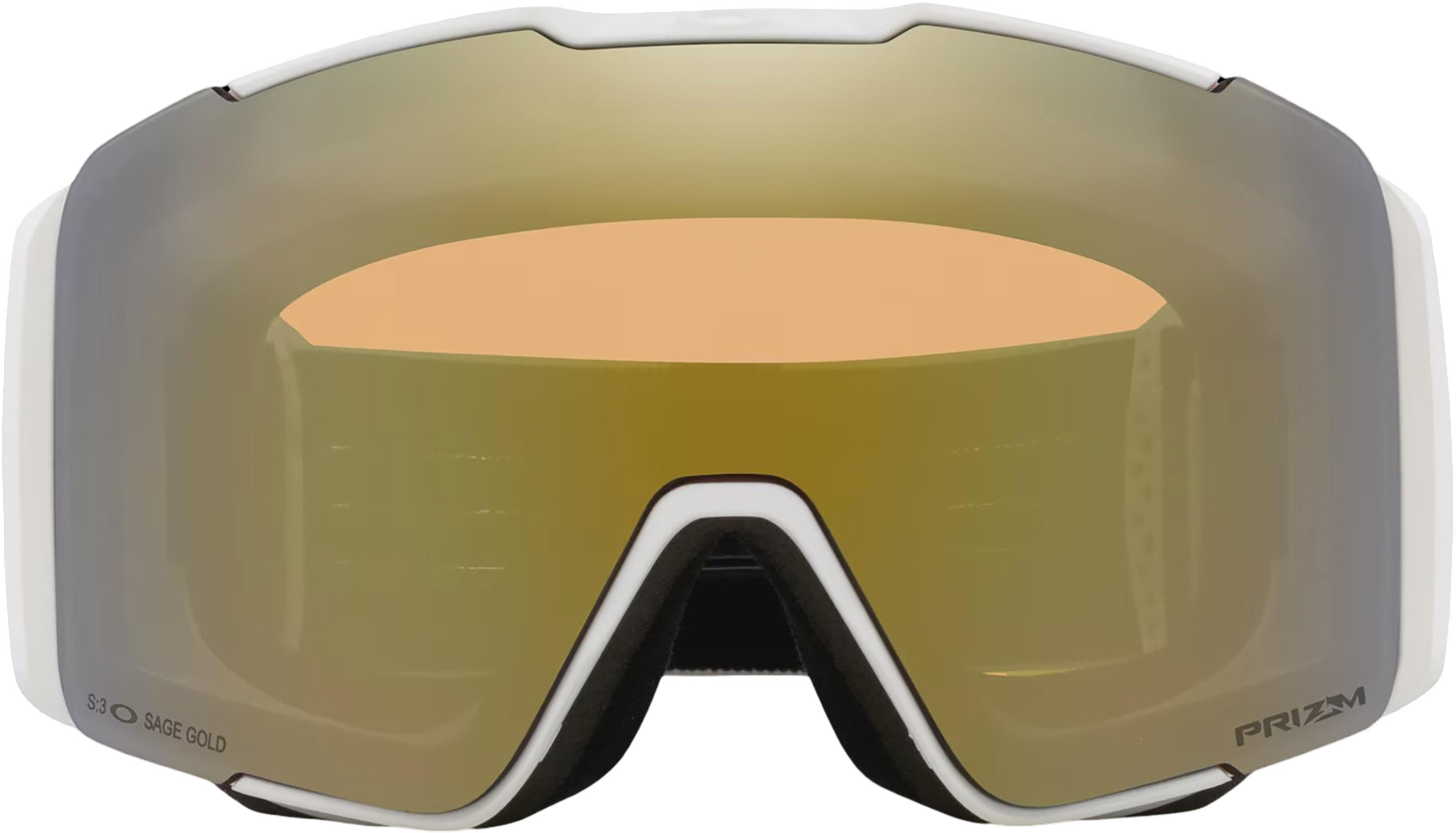 Product gallery image number 3 for product Lunettes de ski Low Bridge Fit Line Miner Pro L - Matte White - Verres Prizm Sage Gold Iridium