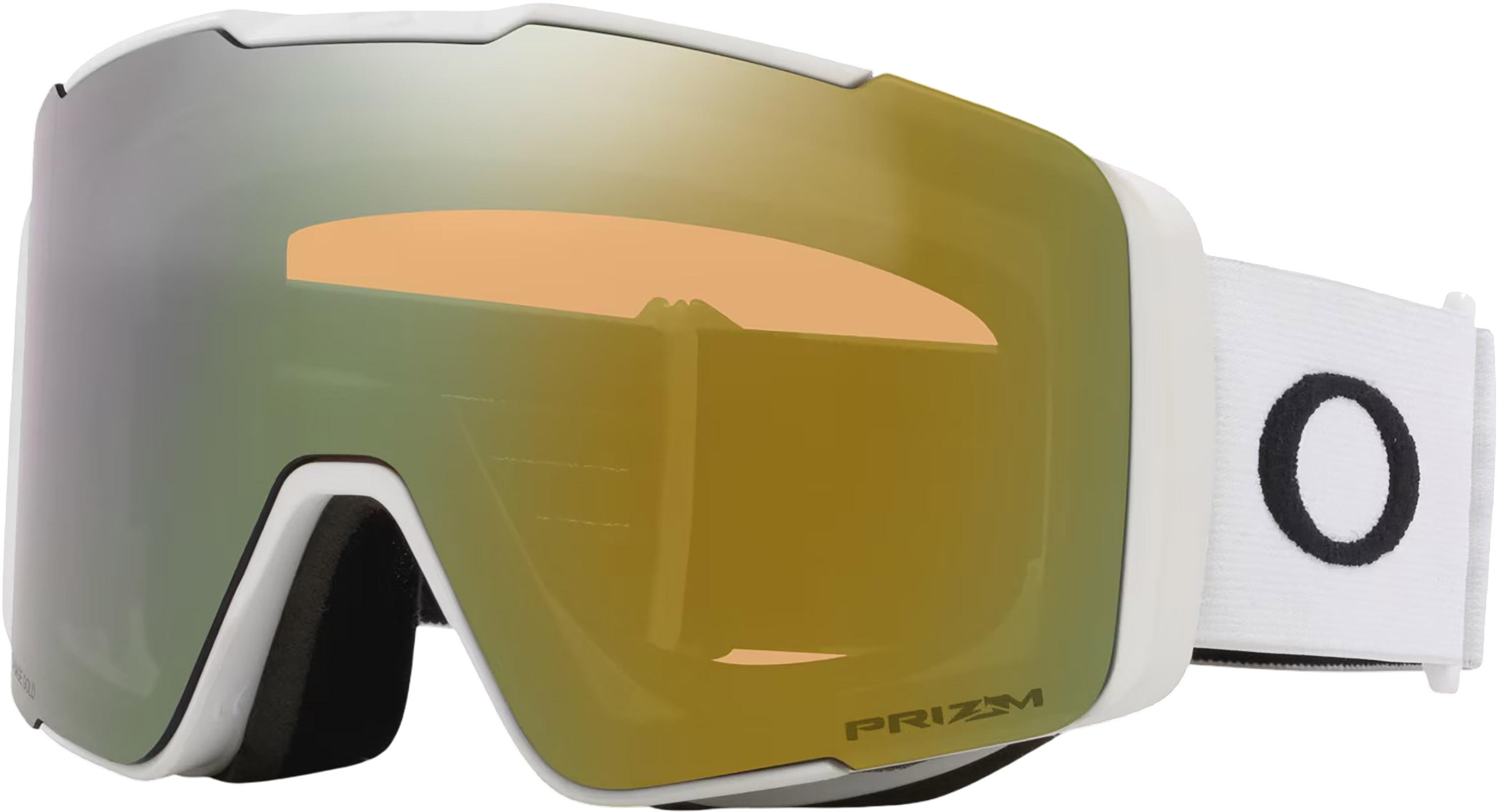 Product image for Lunettes de ski Low Bridge Fit Line Miner Pro L - Matte White - Verres Prizm Sage Gold Iridium