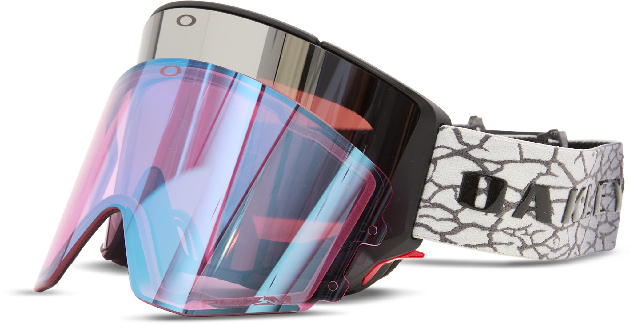 Product gallery image number 3 for product Flow Scape M Low Bridge Fit Goggles - Pacific Haze - Prizm Snow Sapphire Iridium Lens