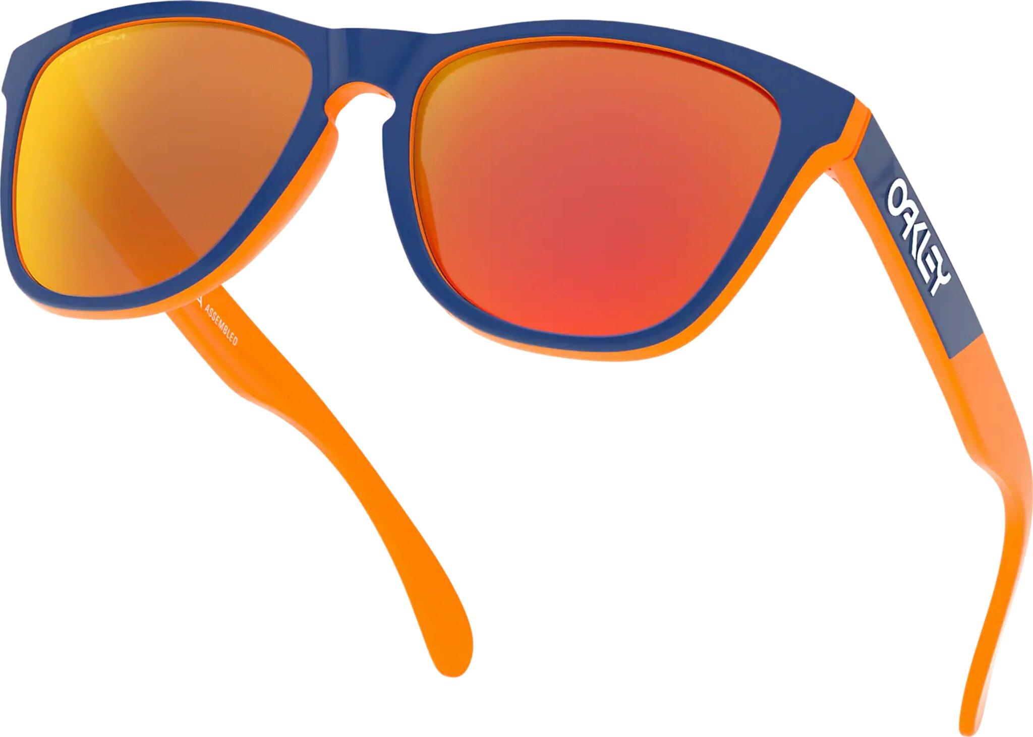 Product gallery image number 5 for product Frogskins 50/50 Collection Sunglasses - Orange Navy - Prizm Ruby Iridium Lens