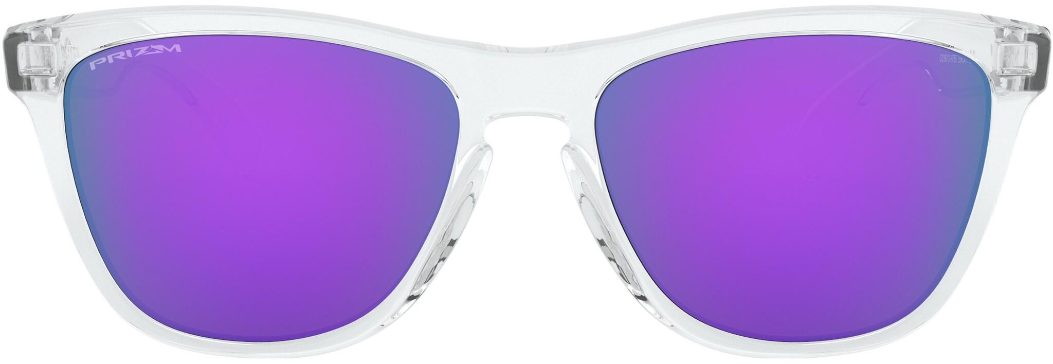 Product gallery image number 4 for product Frogskins Sunglasses - Polished Clear - Prizm Violet Iridium Lens - Unisex