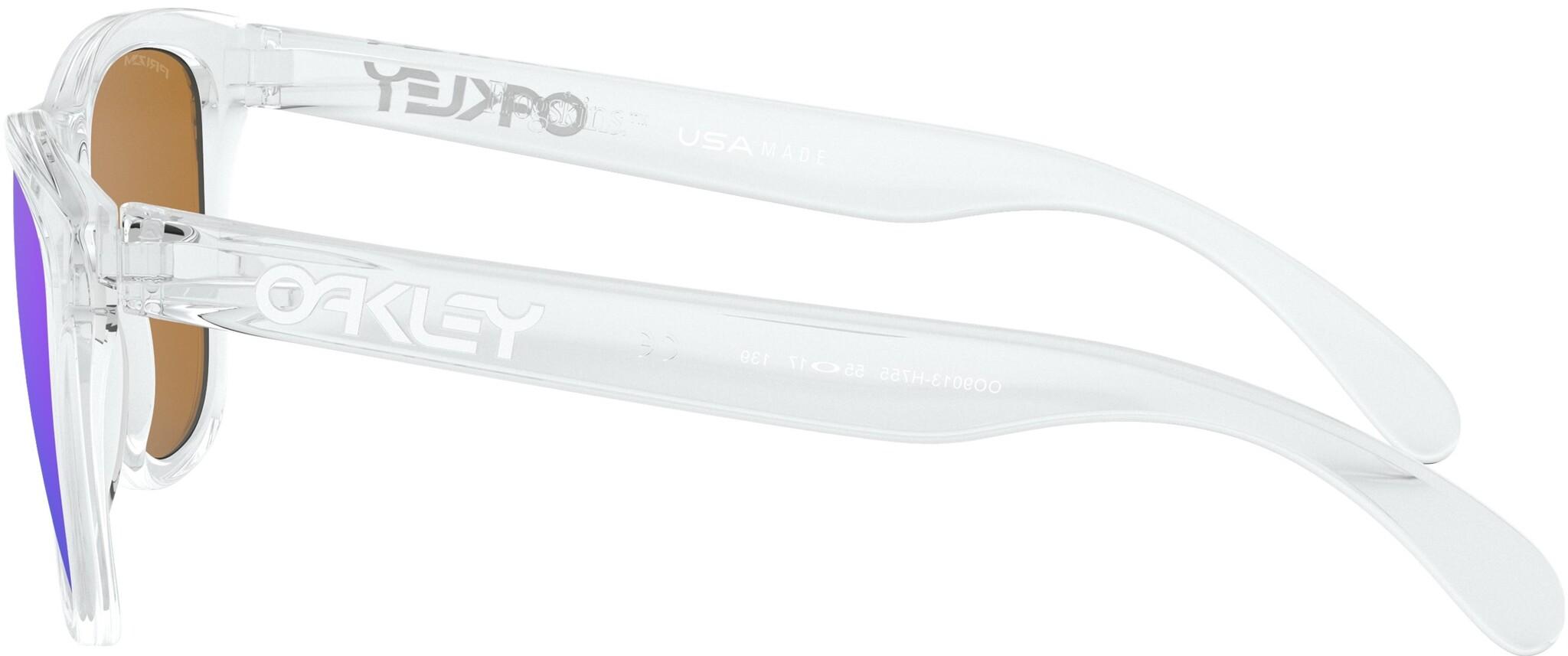Product gallery image number 3 for product Frogskins Sunglasses - Polished Clear - Prizm Violet Iridium Lens - Unisex