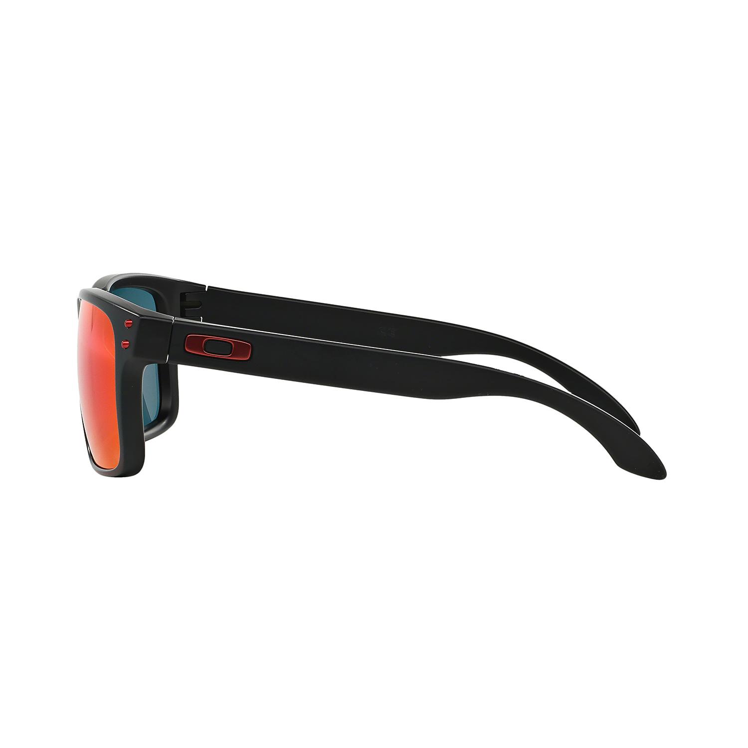 Product gallery image number 5 for product Holbrook Sunglasses - Matte Black - Positive Red Iridium Lens - Unisex