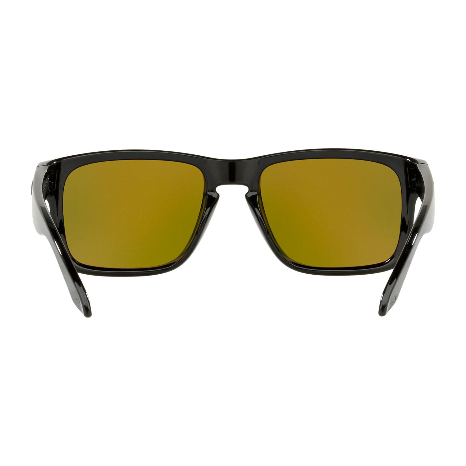 Product gallery image number 4 for product Holbrook Sunglasses - Polished Black - Prizm Ruby Iridium Polarized Lens - Unisex