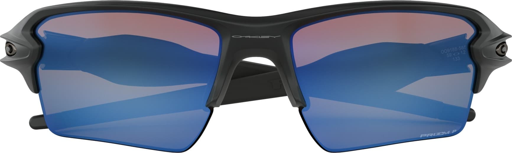 Product gallery image number 3 for product Flak 2.0 XL Sunglasses - Matte Black - Prizm Deep Water Polarized Lens