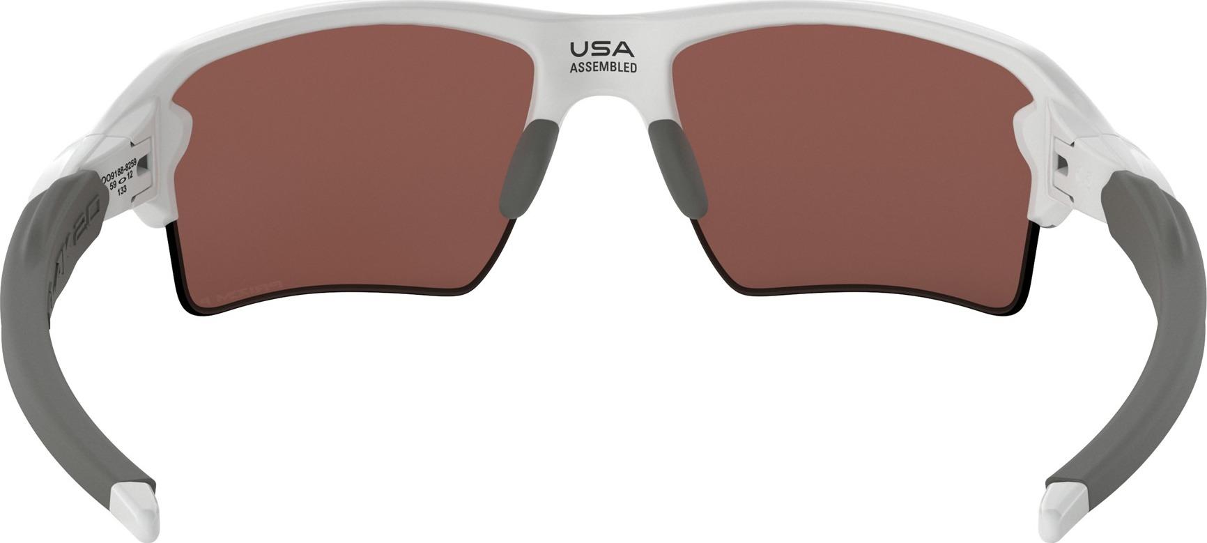 Product gallery image number 4 for product Flak 2.0 XL Sunglasses - Polished White - Prizm Deep H2O Polarized Lens