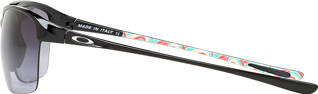 Product gallery image number 3 for product Unstoppable Sunglasses - Tone It Up Polished Black - Black Grey Gradient Lens