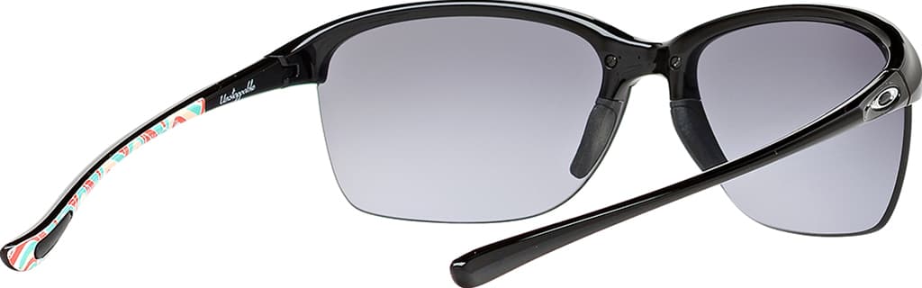 Product gallery image number 7 for product Unstoppable Sunglasses - Tone It Up Polished Black - Black Grey Gradient Lens