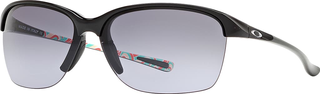 Product gallery image number 1 for product Unstoppable Sunglasses - Tone It Up Polished Black - Black Grey Gradient Lens