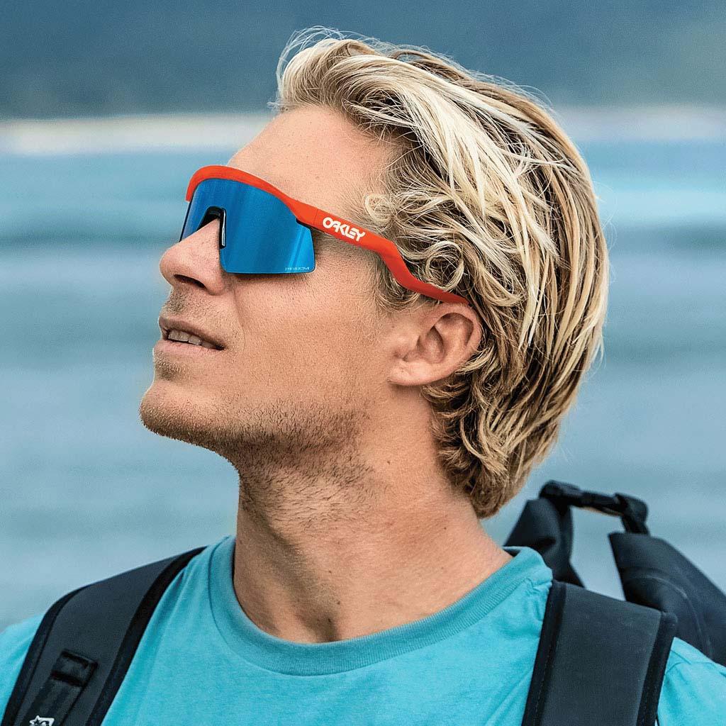 Product gallery image number 7 for product Hydra Sunglasses - Neon Orange - Prizm Sapphire Iridium Lens
