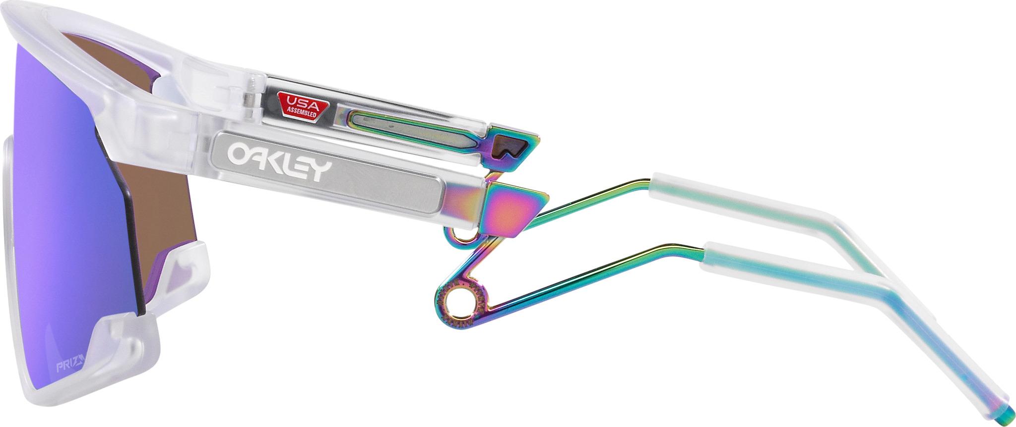 Product gallery image number 4 for product BXTR Metal Sunglasses - Matte Clear - Prizm Violet Iridium Lens - Unisex