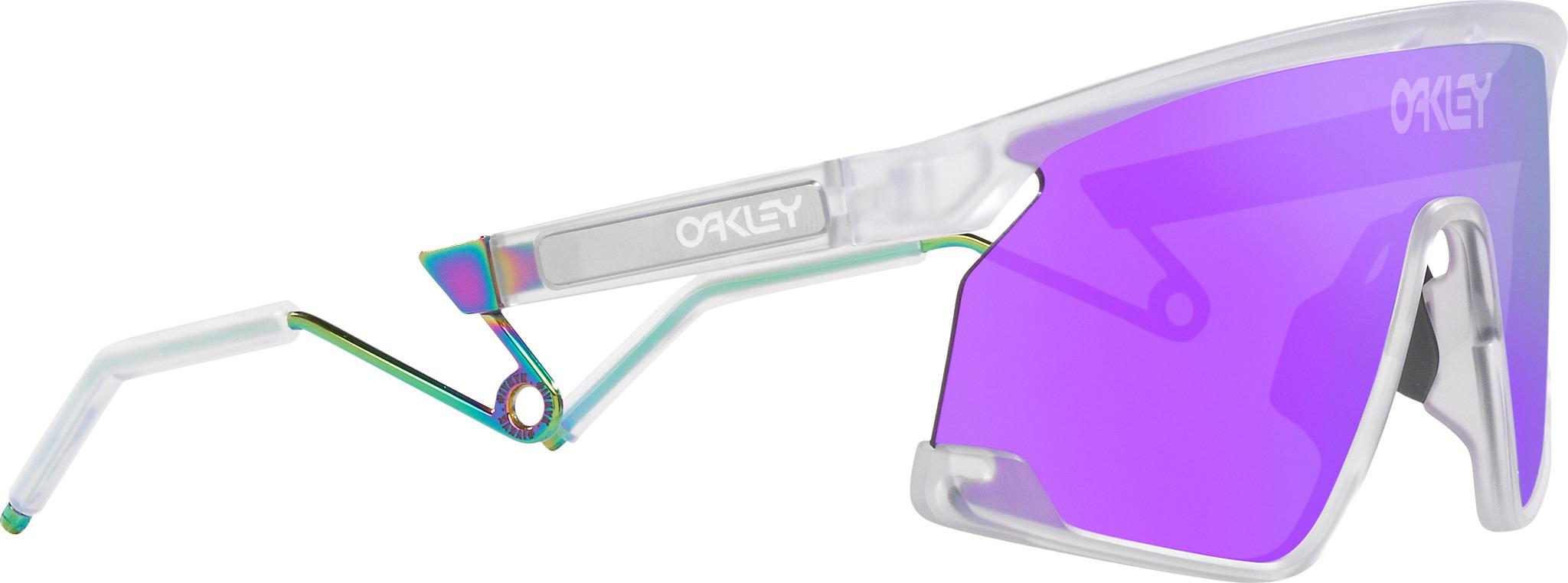 Product gallery image number 1 for product BXTR Metal Sunglasses - Matte Clear - Prizm Violet Iridium Lens - Unisex