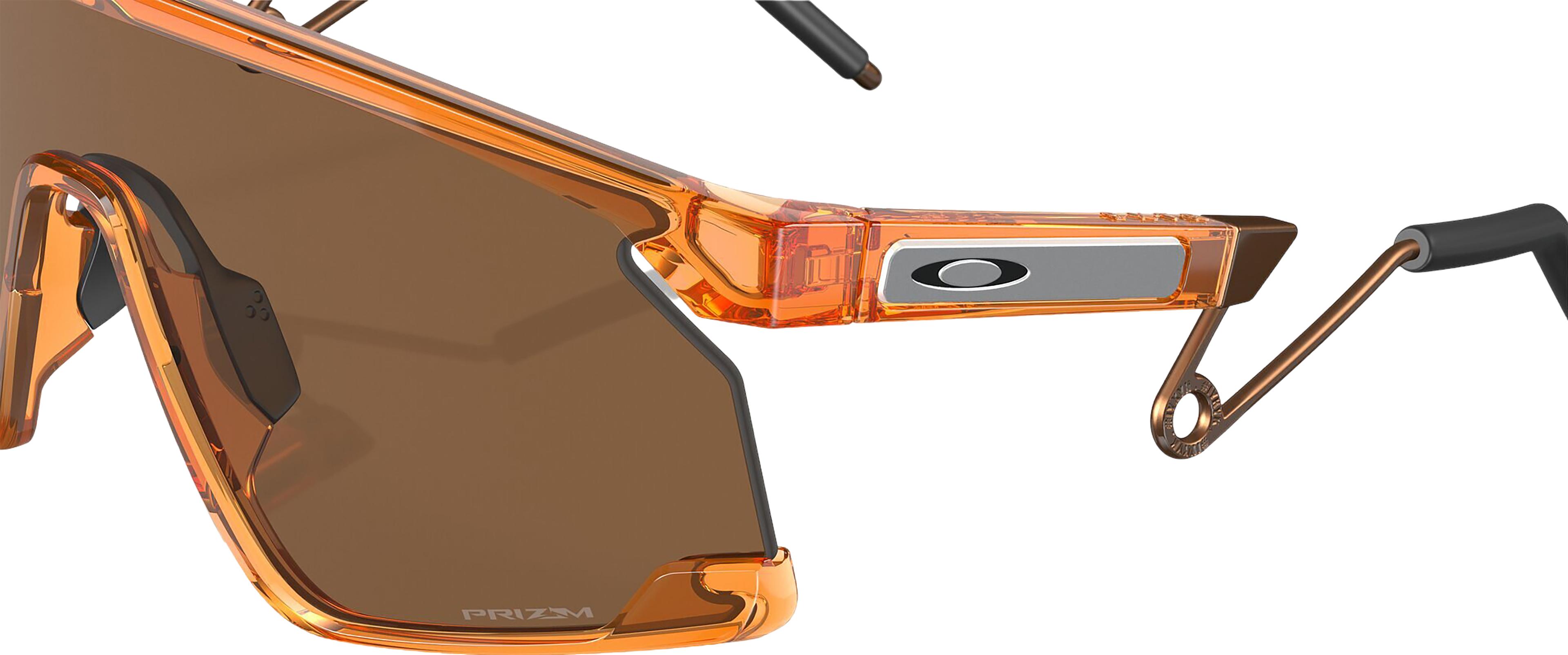 Product gallery image number 6 for product BXTR Metal Coalesce Sunglasses - Transparent Ginger - Prizm Bronze Lens