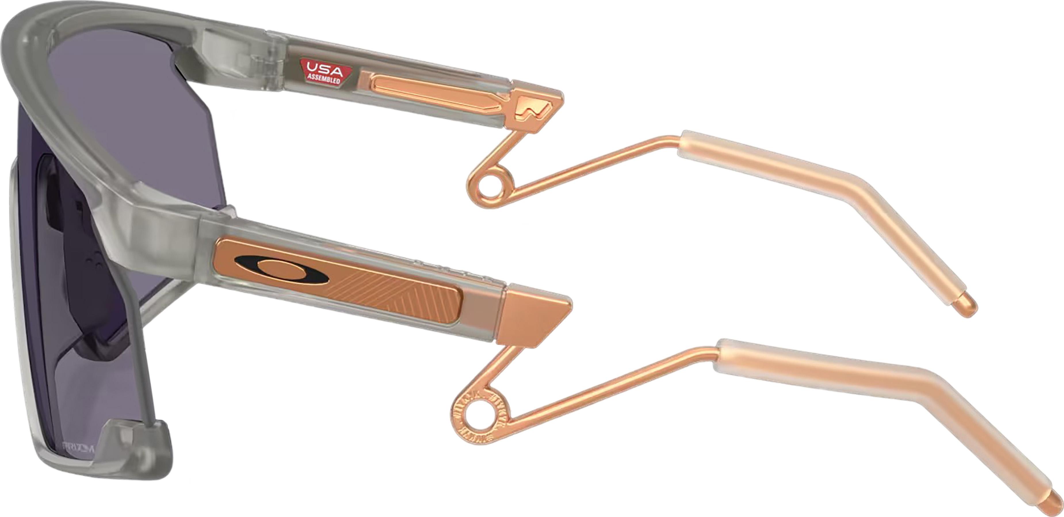 Product gallery image number 5 for product BXTR Metal Forge Collection Sunglasses - Transparent Grey Ink - Prizm Grey Lens