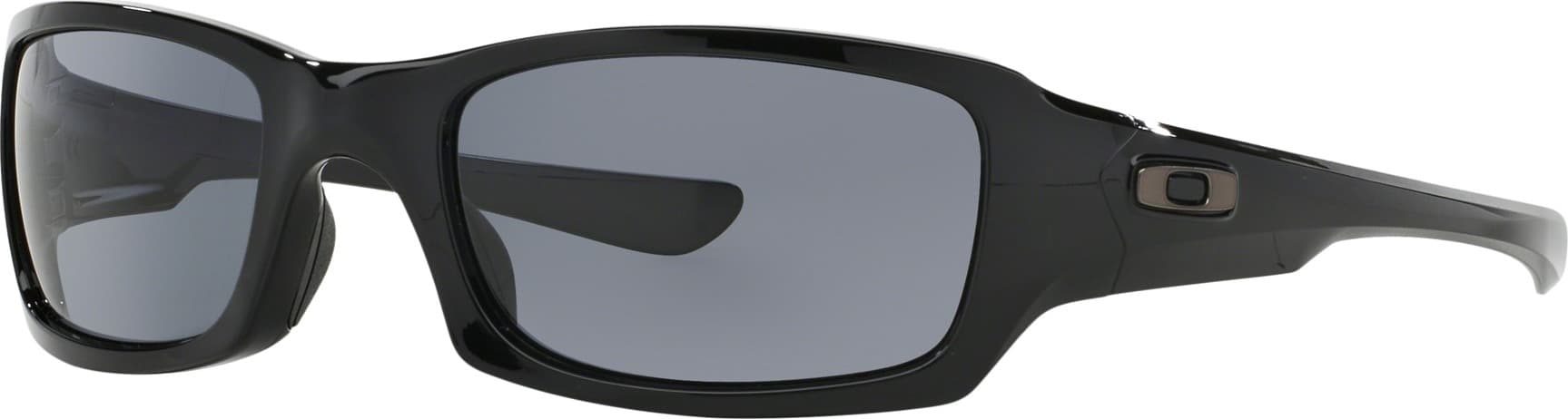 Product gallery image number 1 for product Fives Squared Sunglasses - Polished Black - Grey Lens