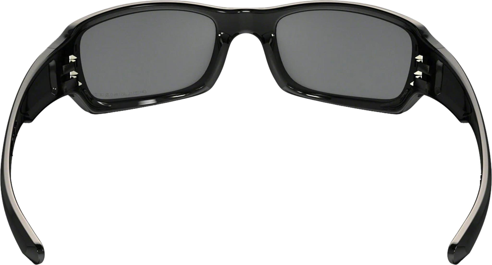 Product gallery image number 2 for product Fives Squared Sunglasses - Polished Black - Black Iridium Polarized Lens - Men's