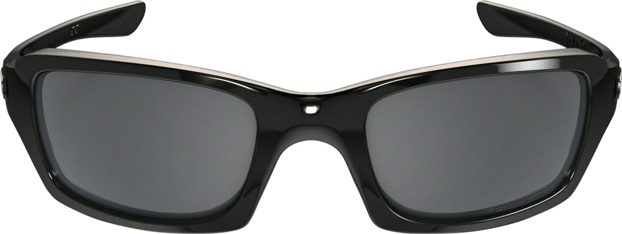 Product gallery image number 3 for product Fives Squared Sunglasses - Polished Black - Black Iridium Polarized Lens - Men's