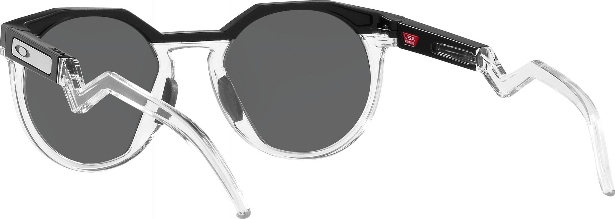 Product gallery image number 4 for product HSTN Sunglasses - Matte Black Clear - Prizm Black Iridium Polarized Lens - Unisex