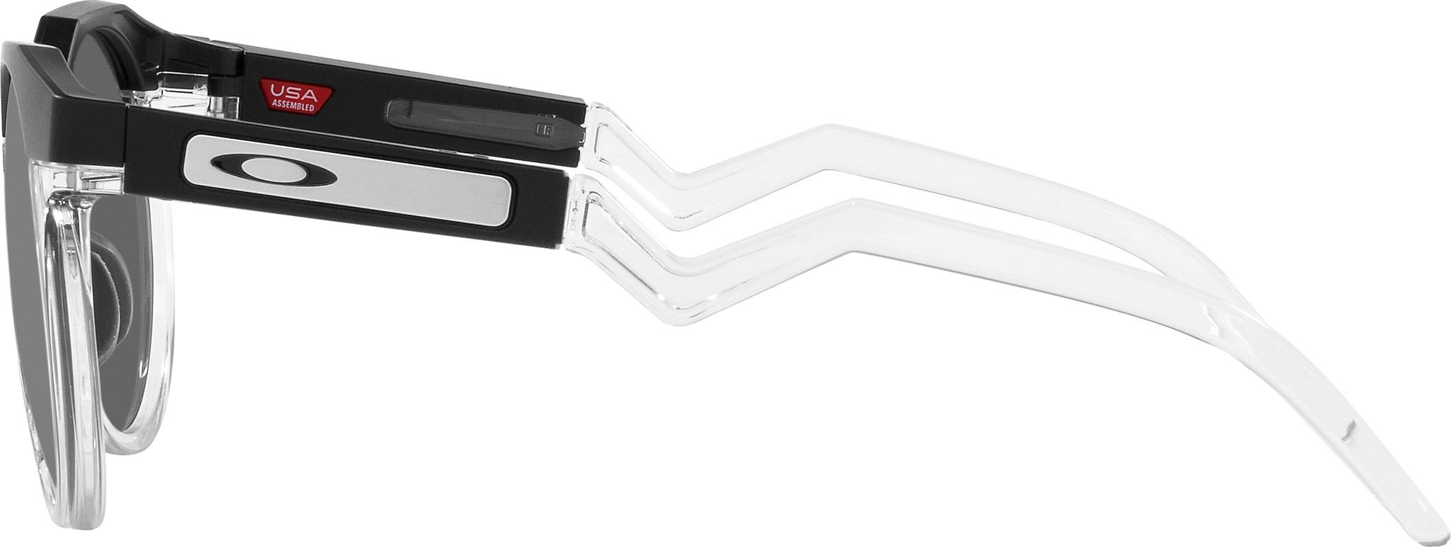 Product gallery image number 3 for product HSTN Sunglasses - Matte Black Clear - Prizm Black Iridium Polarized Lens - Unisex