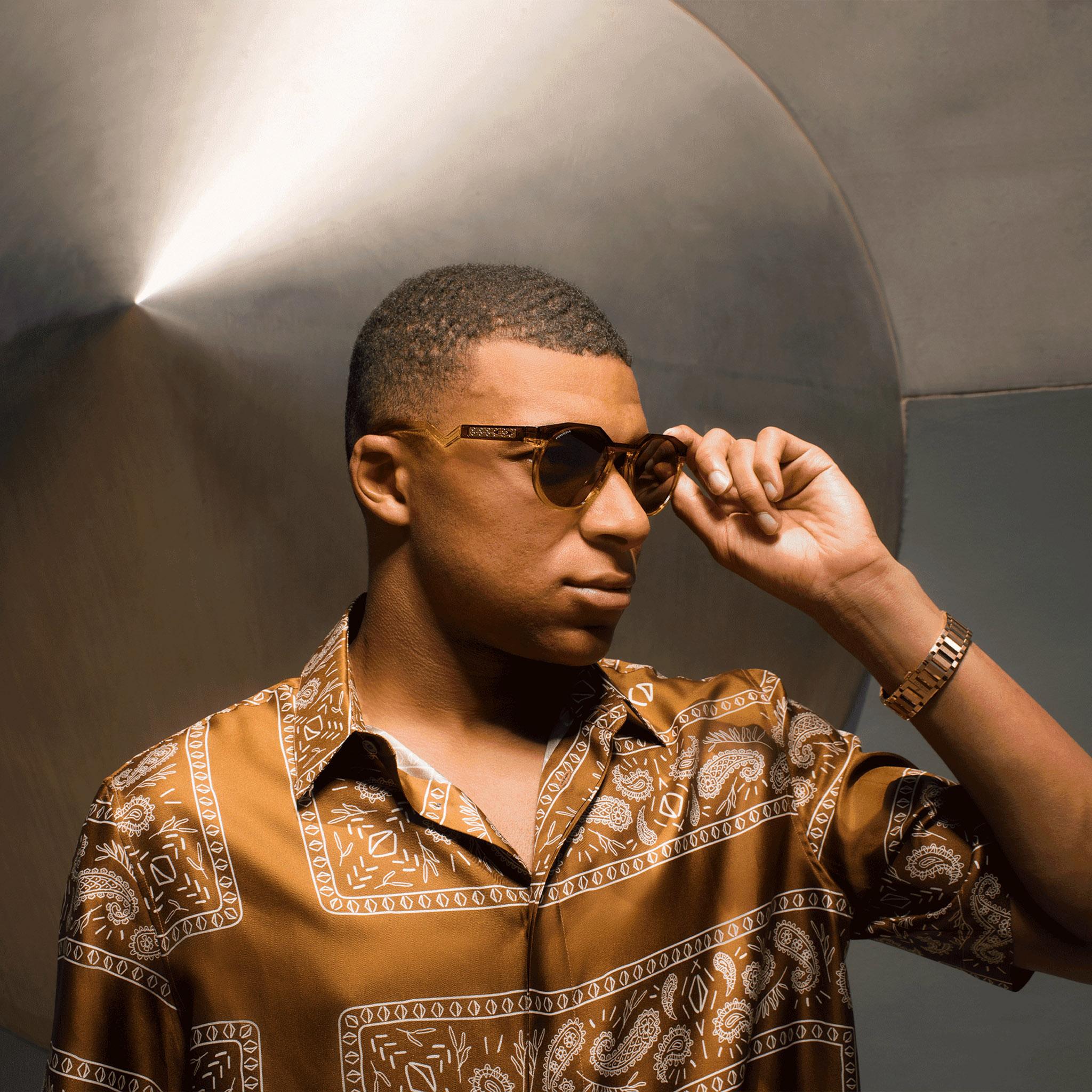 Product gallery image number 2 for product HSTN Kylian Mbappe Sunglasses - Dark Amber - Prizm Tungsten Lens - Unisex