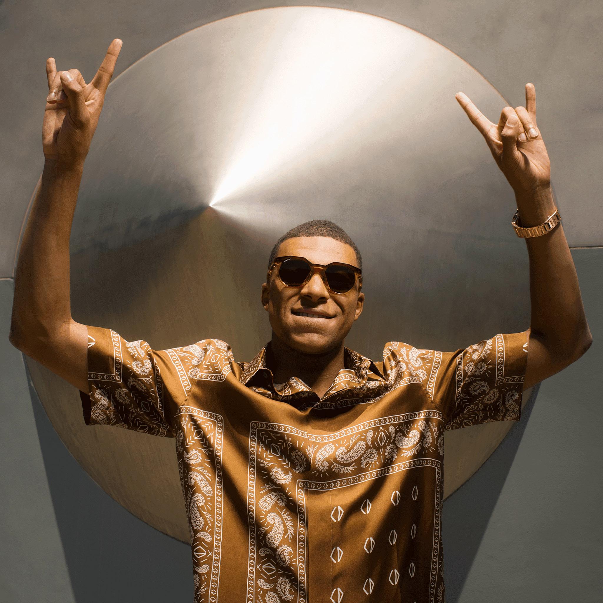 Product gallery image number 5 for product HSTN Kylian Mbappe Sunglasses - Dark Amber - Prizm Tungsten Lens - Unisex