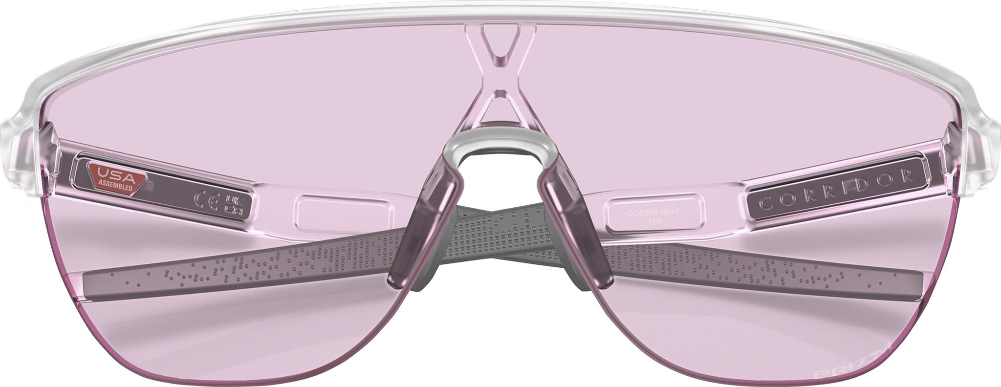 Product gallery image number 5 for product Corridor Sunglasses - Matte Clear - Prizm Low Light Lens - Unisex