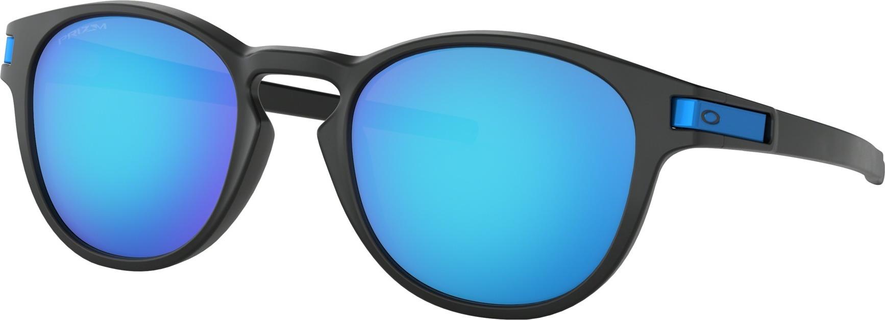 Product gallery image number 1 for product Latch Sunglasses - Matte Black - Prizm Sapphire Lens