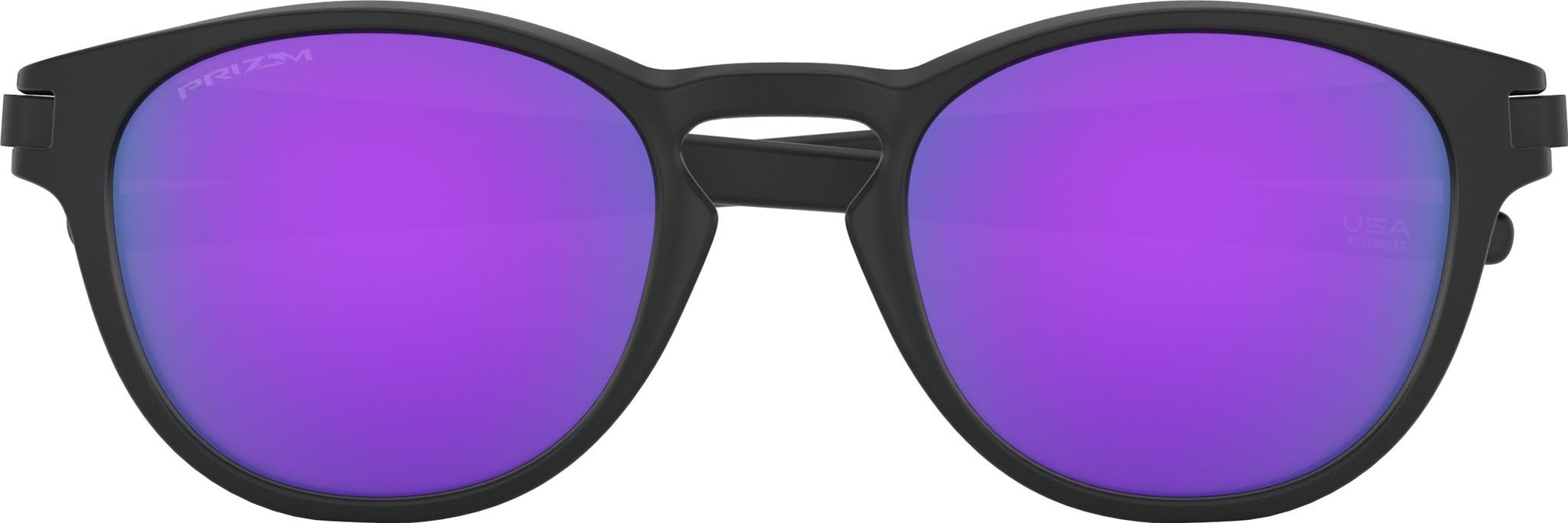 Product gallery image number 4 for product Latch Sunglasses - Matte Black - Prizm Violet Iridium Lens