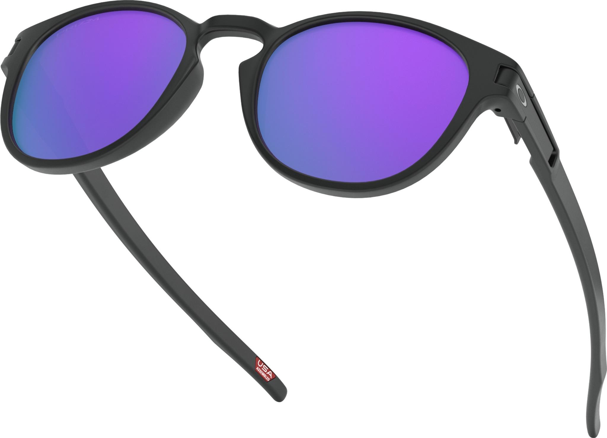 Product gallery image number 5 for product Latch Sunglasses - Matte Black - Prizm Violet Iridium Lens
