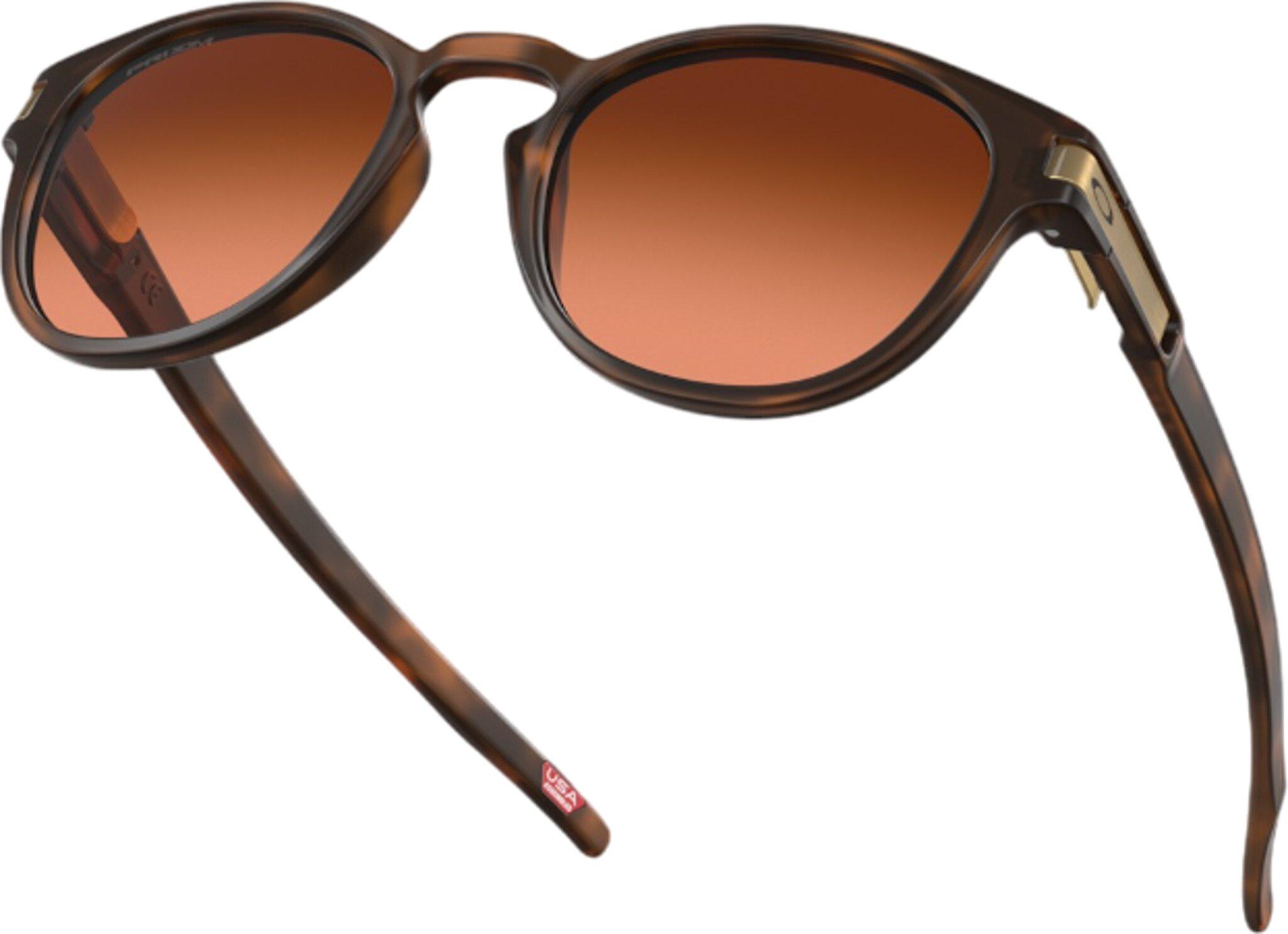 Product gallery image number 6 for product Latch Sunglasses - Matte Brown Tortoise - Prizm Brown Gradient Lens