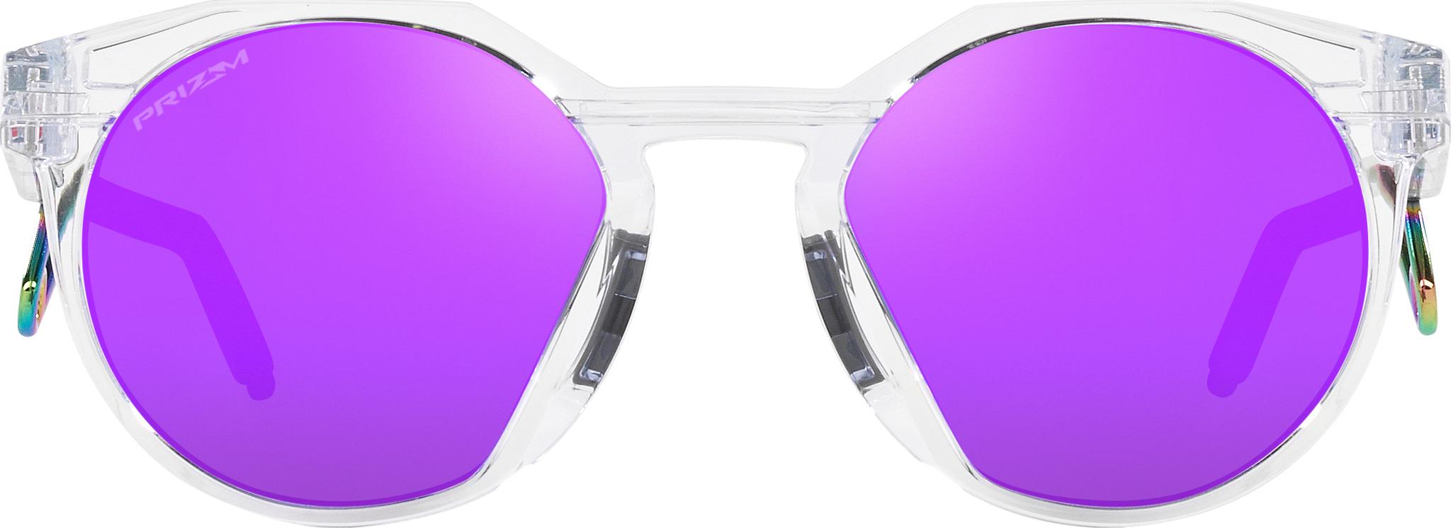Product gallery image number 5 for product HSTN Metal Sunglasses - Polished Clear - Prizm Violet Iridium Lens - Unisex