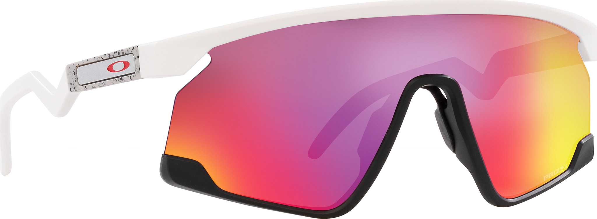 Product image for BXTR Sunglasses - Matte White and Black - Prizm Road Lens - Unisex