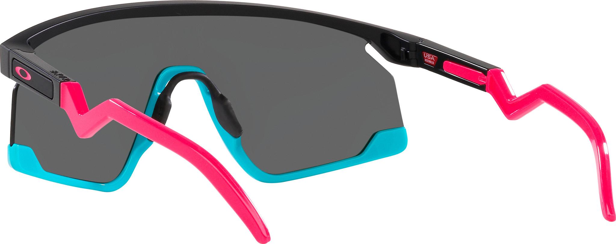 Product gallery image number 3 for product BXTR Sunglasses - Matte Black and Teal - Prizm Black Iridium Lens - Unisex