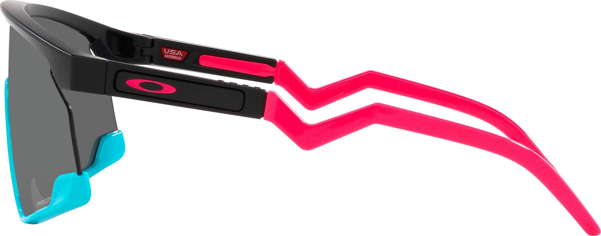 Product gallery image number 4 for product BXTR Sunglasses - Matte Black and Teal - Prizm Black Iridium Lens - Unisex