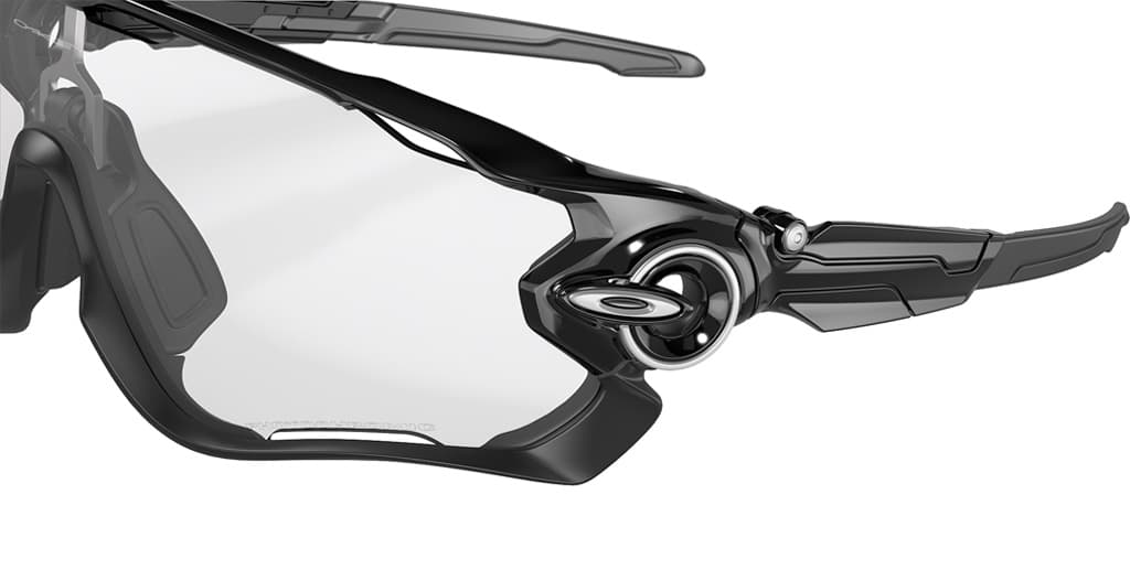 Product gallery image number 7 for product Jawbreaker Sunglasses - Black - Clear To Black Iridium Photochromatic Lens