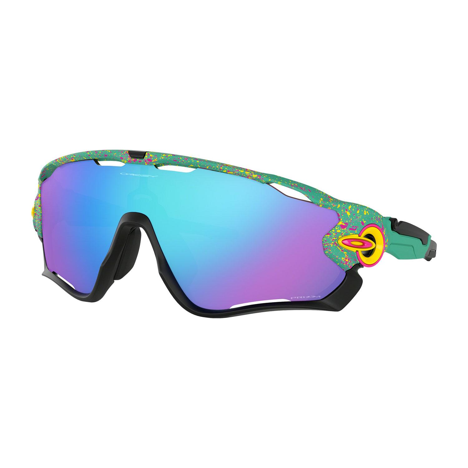 Product gallery image number 1 for product Jawbreaker Sunglasses - Splatter Celeste - Prizm Sapphire Iridium Lens